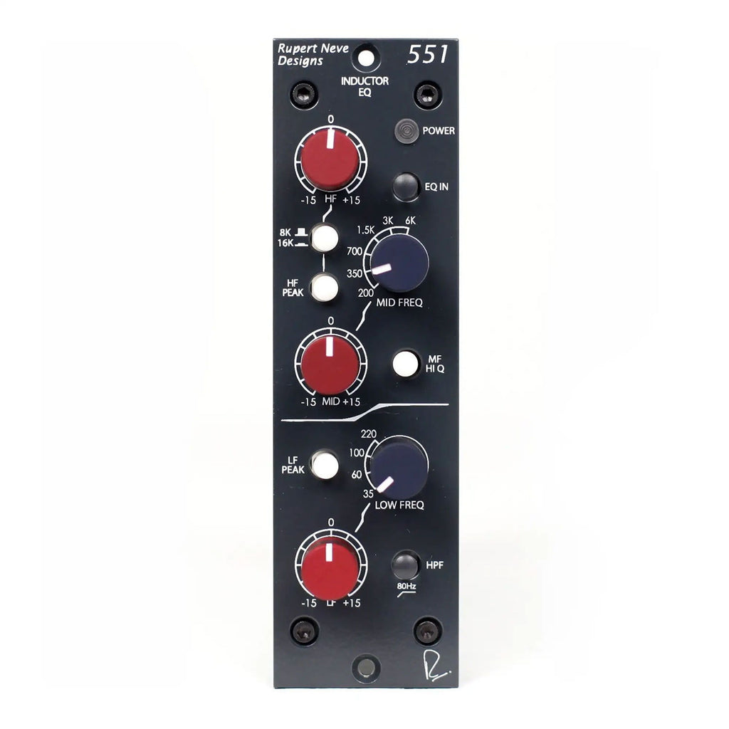 Rupert Neve Designs 500 Series Channel Strip R6 Chassis with 511, 535, 551 Modules