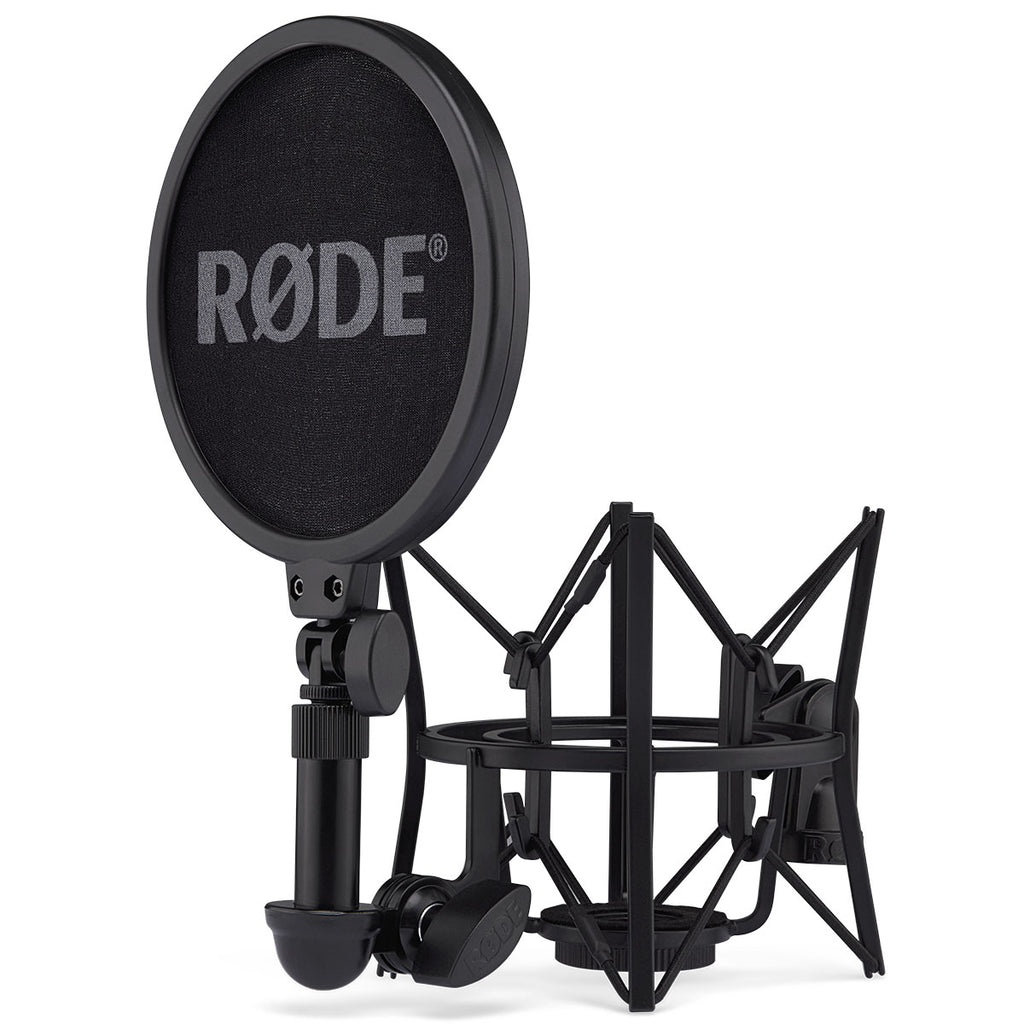 Rode NT1 5th Generation Condenser Microphone with Shock Mount and Pop Filter - Silver