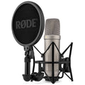 Rode NT1 5th Generation Condenser Microphone with Shock Mount and Pop Filter - Silver