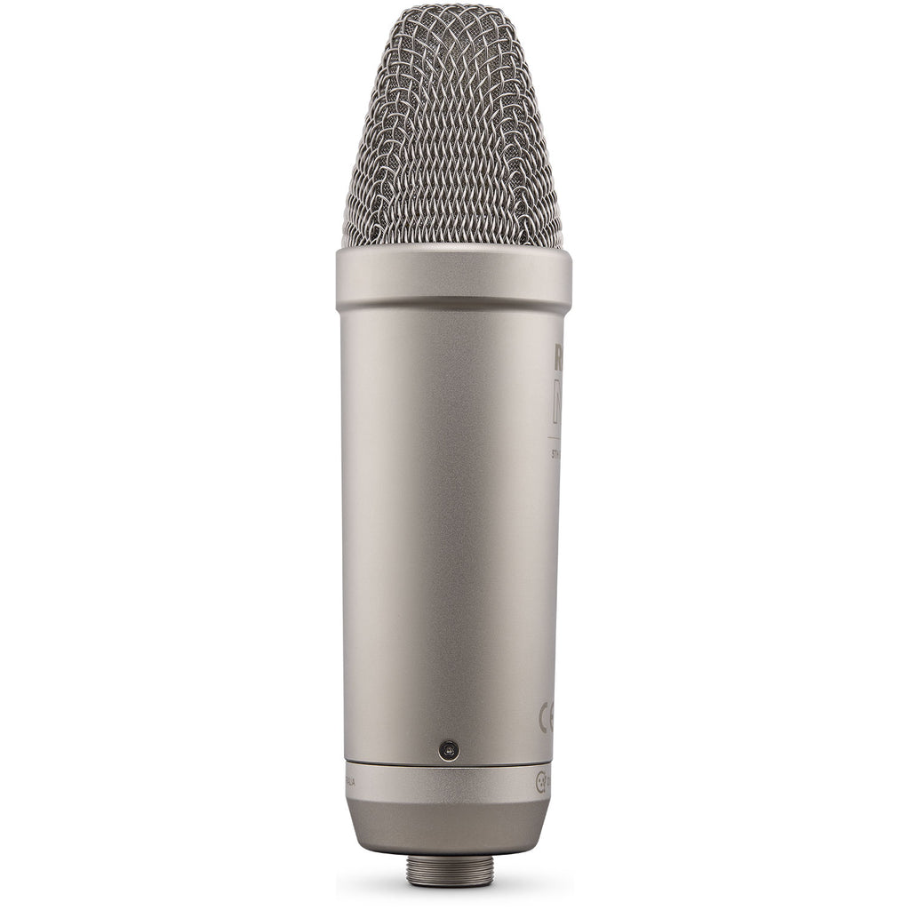 Rode NT1 5th Generation Condenser Microphone with Shock Mount and Pop Filter - Silver