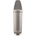 Rode NT1 5th Generation Condenser Microphone with Shock Mount and Pop Filter - Silver