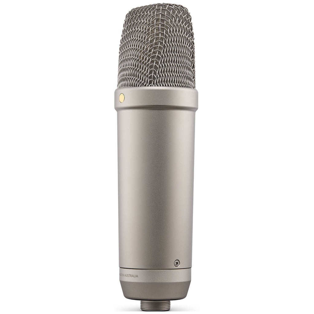 Rode NT1 5th Generation Condenser Microphone with Shock Mount and Pop Filter - Silver