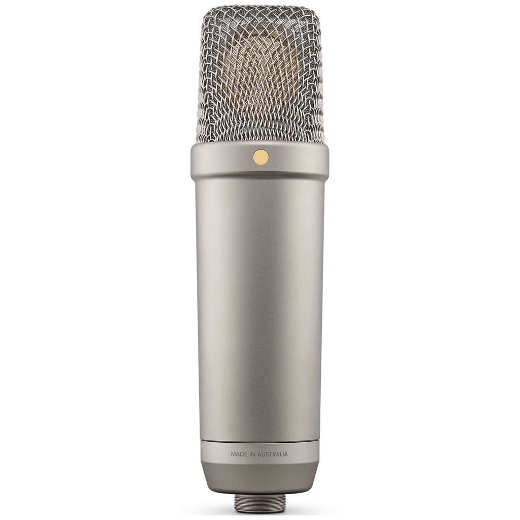 Rode NT1 5th Generation Condenser Microphone with Shock Mount and Pop Filter - Silver