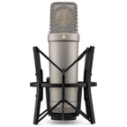 Rode NT1 5th Generation Condenser Microphone with Shock Mount and Pop Filter - Silver