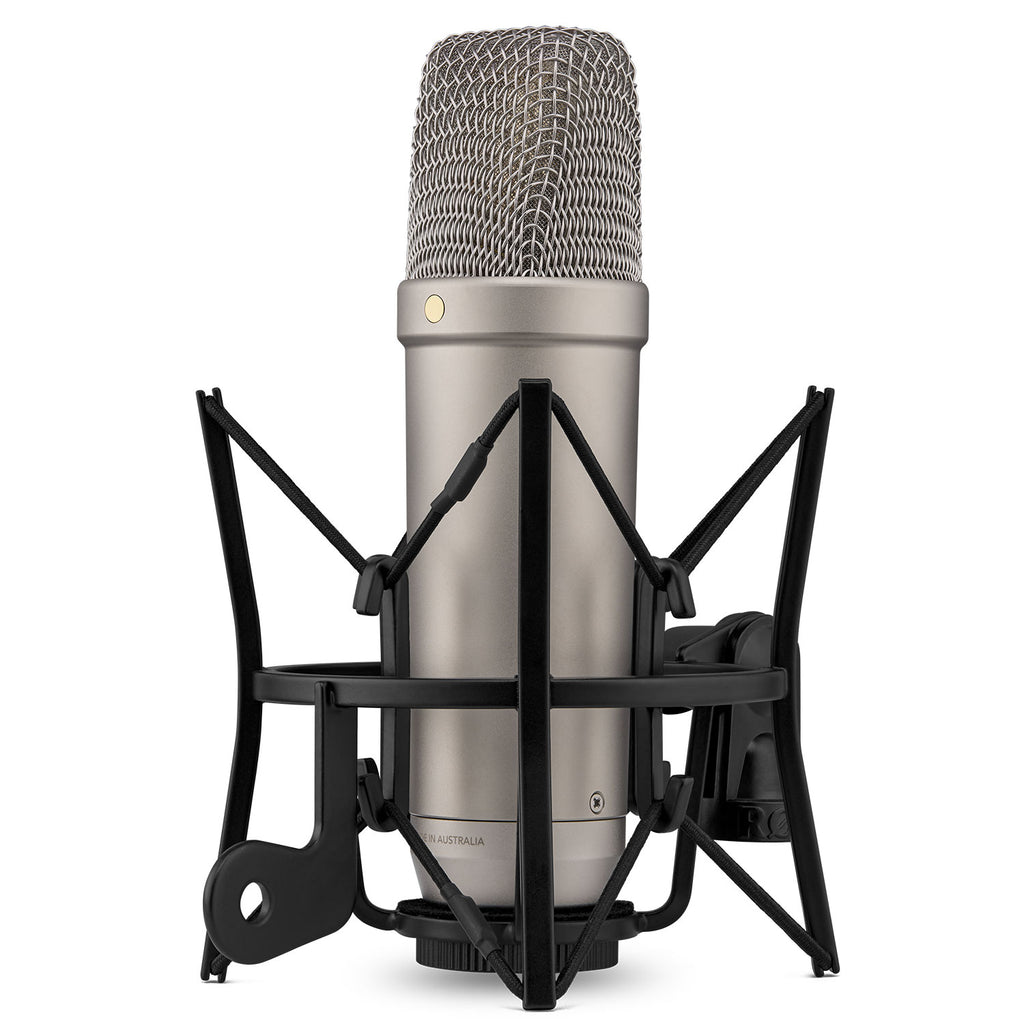 Rode NT1 5th Generation Condenser Microphone with Shock Mount and Pop Filter - Silver