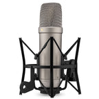 Rode NT1 5th Generation Condenser Microphone with Shock Mount and Pop Filter - Silver