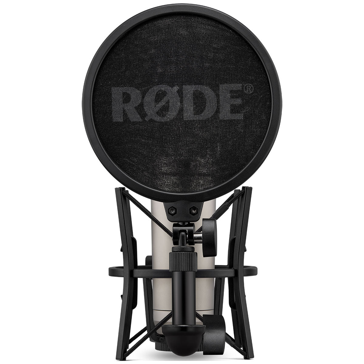 Rode NT1 5th Generation Condenser Microphone with Shock Mount and Pop Filter - Silver
