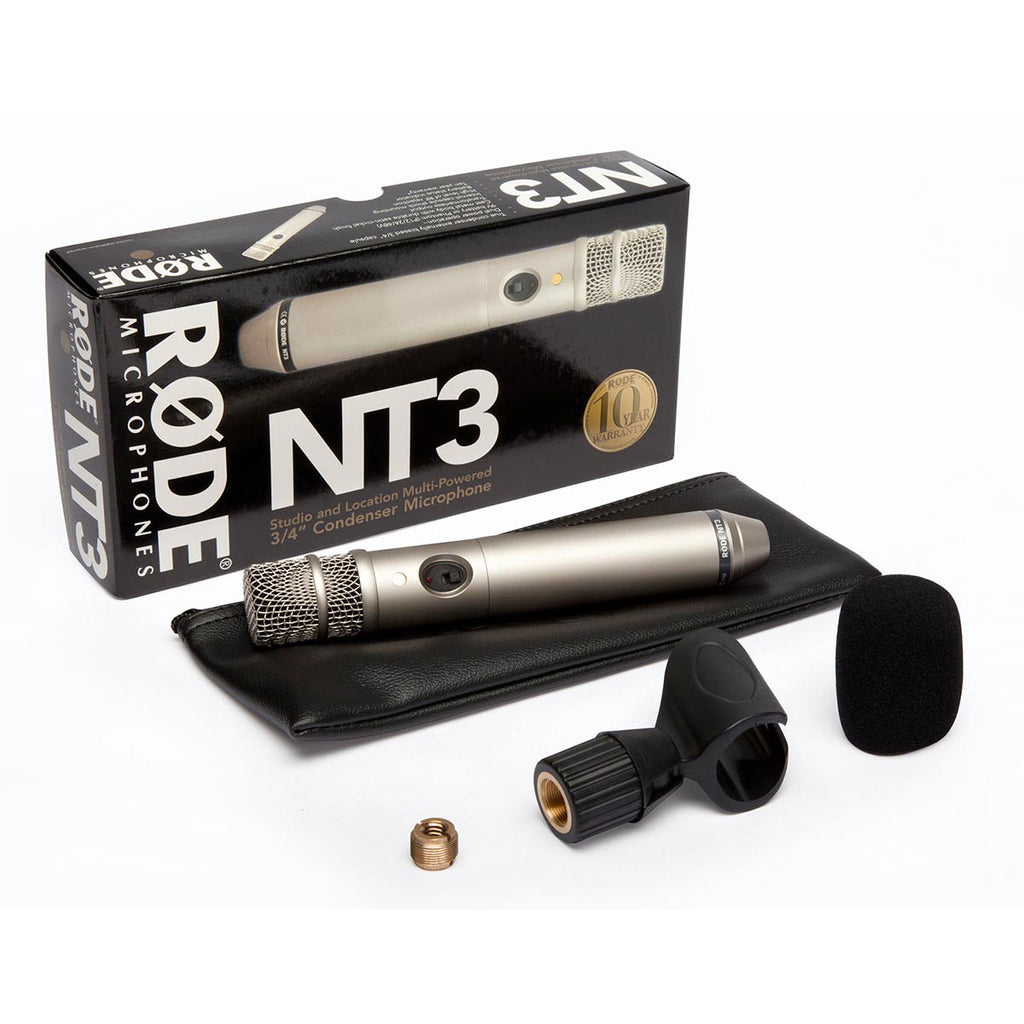 Rode Microphones NT3 Small Diaphragm Studio Condenser Microphone