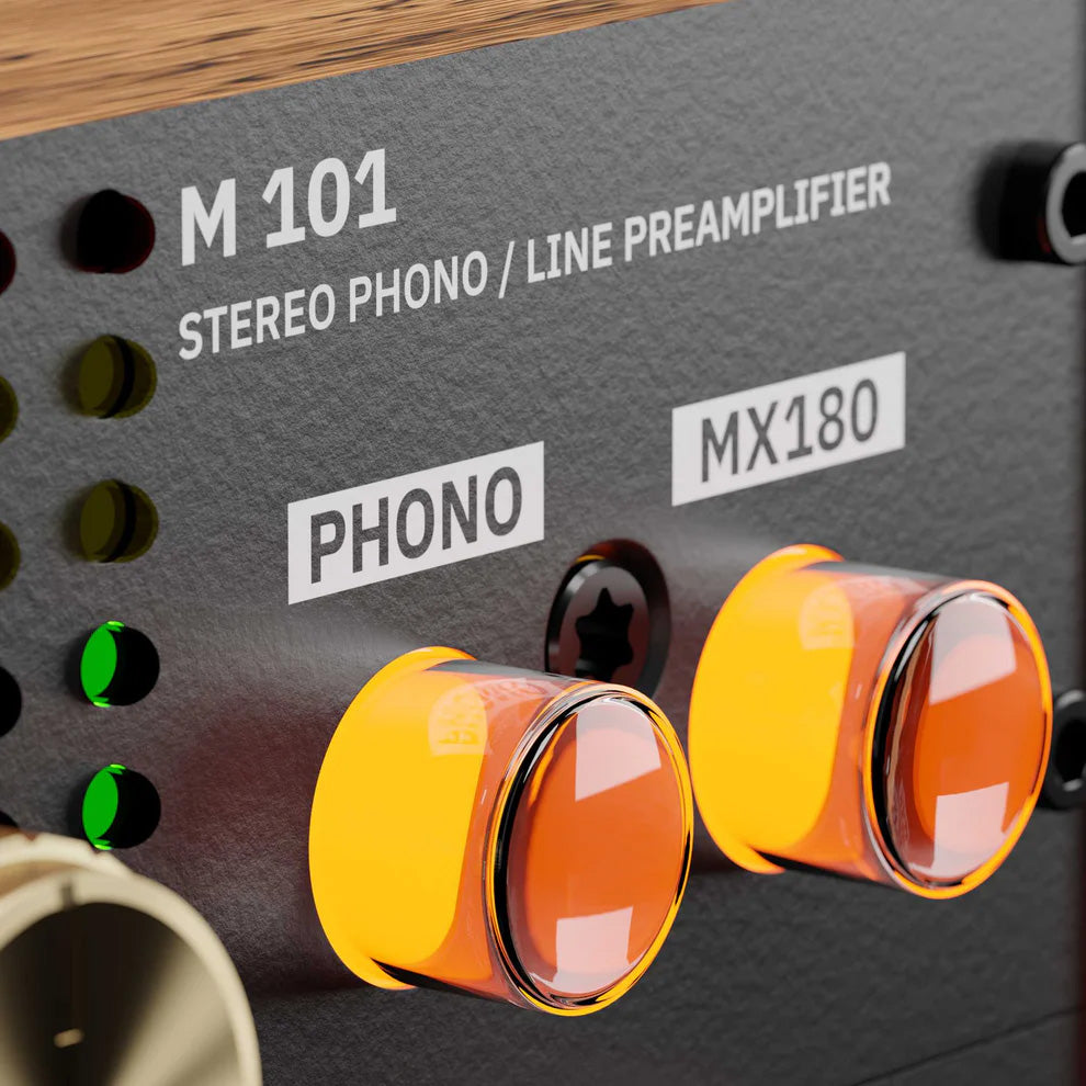 Rodec BUNK 01 Stereo Phono/Line Preamp and EQ - Bamboo/Jet Black