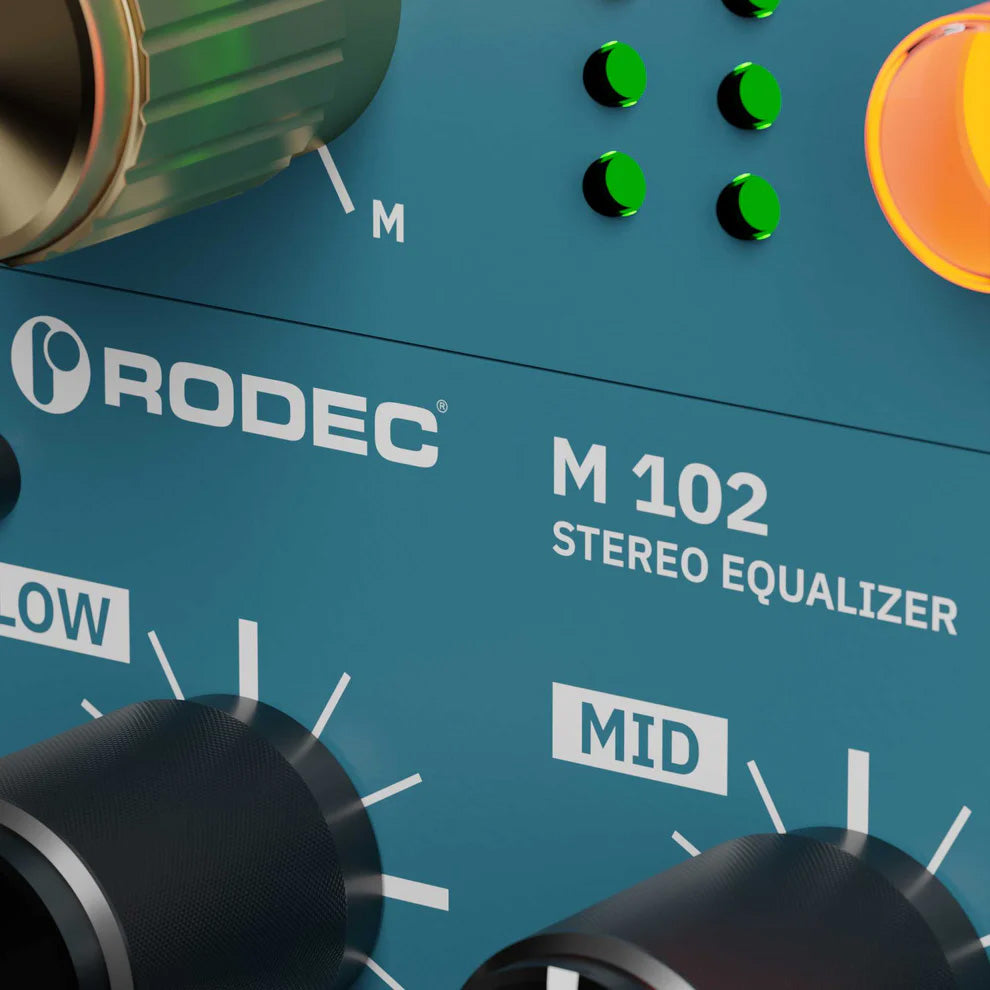 Rodec BUNK 01 Stereo Phono/Line Preamp and EQ - Elm Pearl/Gentian Blue