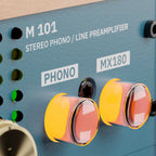 Rodec BUNK 01 Stereo Phono/Line Preamp and EQ - Elm Pearl/Gentian Blue