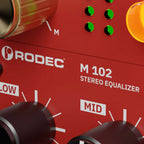 Rodec BUNK 01 Stereo Phono/Line Preamp and EQ - Maple/Red