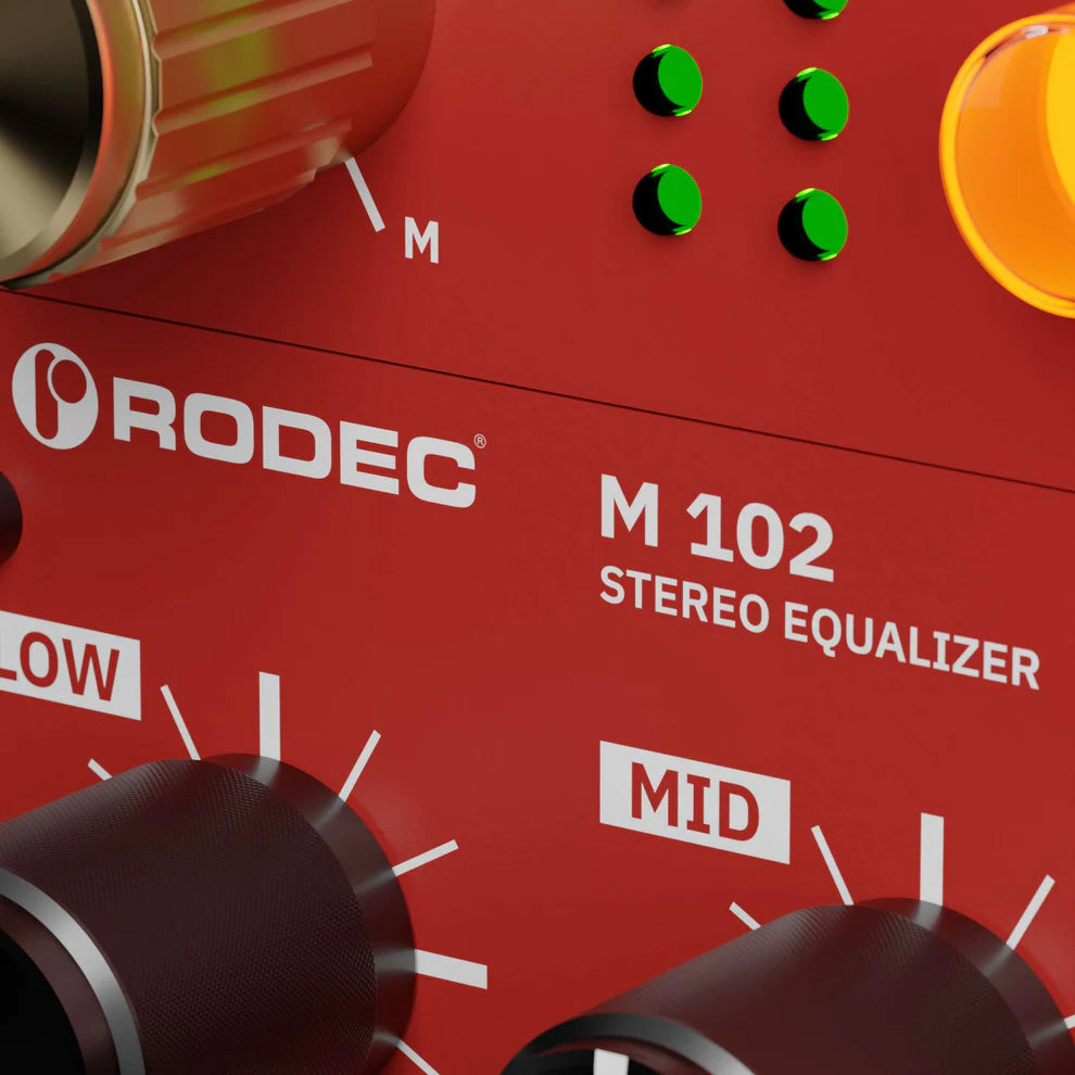Rodec BUNK 01 Stereo Phono/Line Preamp and EQ - Maple/Red