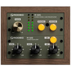 Rodec BUNK 01 Stereo Phono/Line Preamp and EQ - Walnut/Olive Green