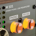 Rodec BUNK 01 Stereo Phono/Line Preamp and EQ - Walnut/Olive Green