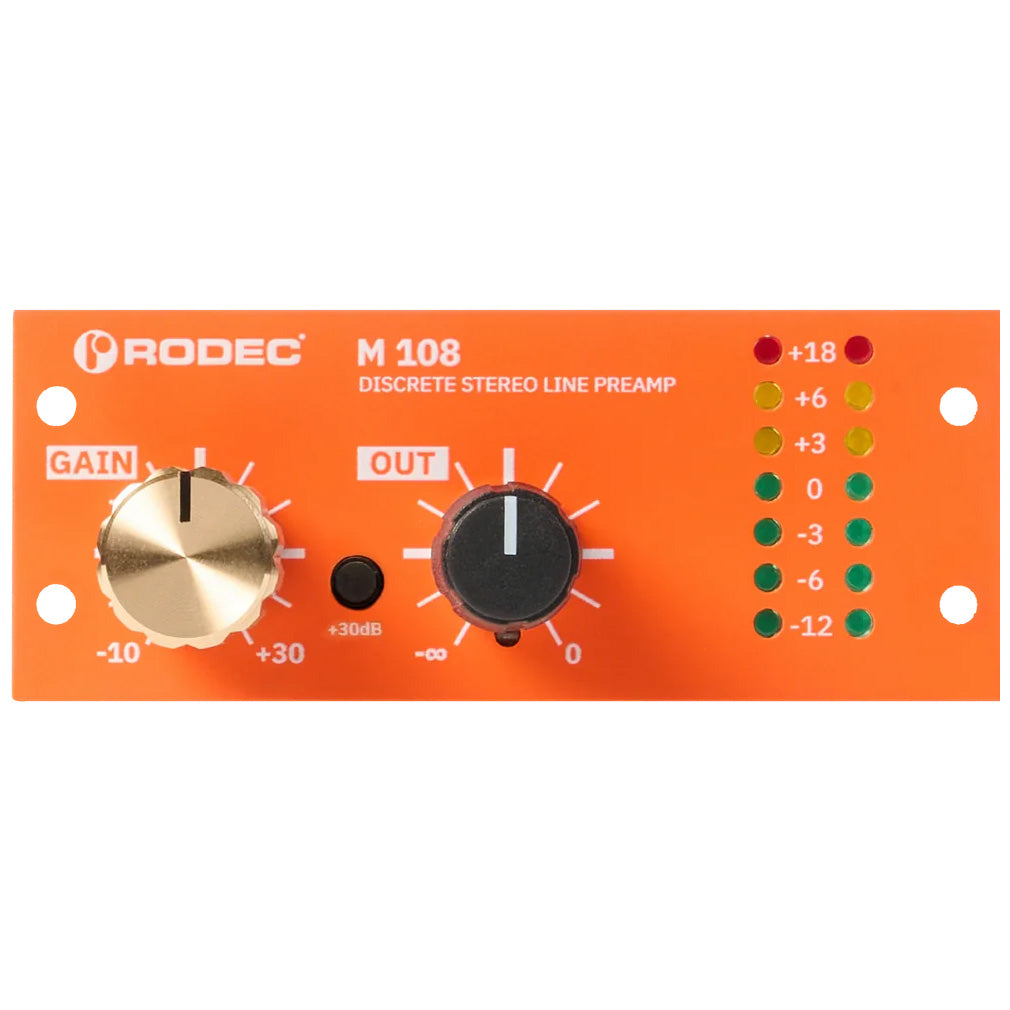 Rodec M-108 Stereo Line Preamp Module for MX Modular