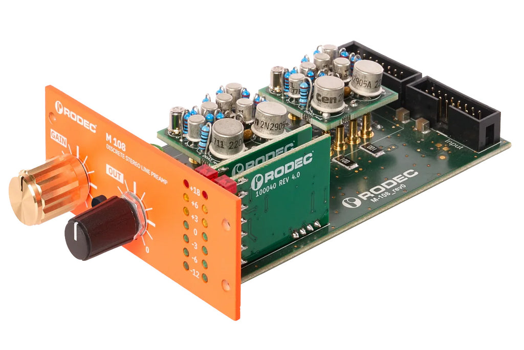 Rodec M-108 Stereo Line Preamp Module for MX Modular