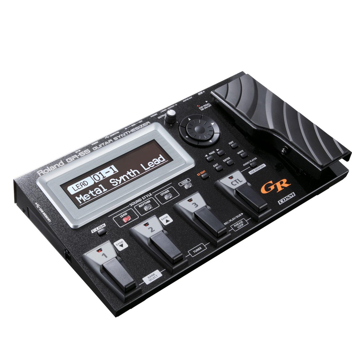 Roland GR-55 Guitar Synth - Black - With GK-3 Pickup