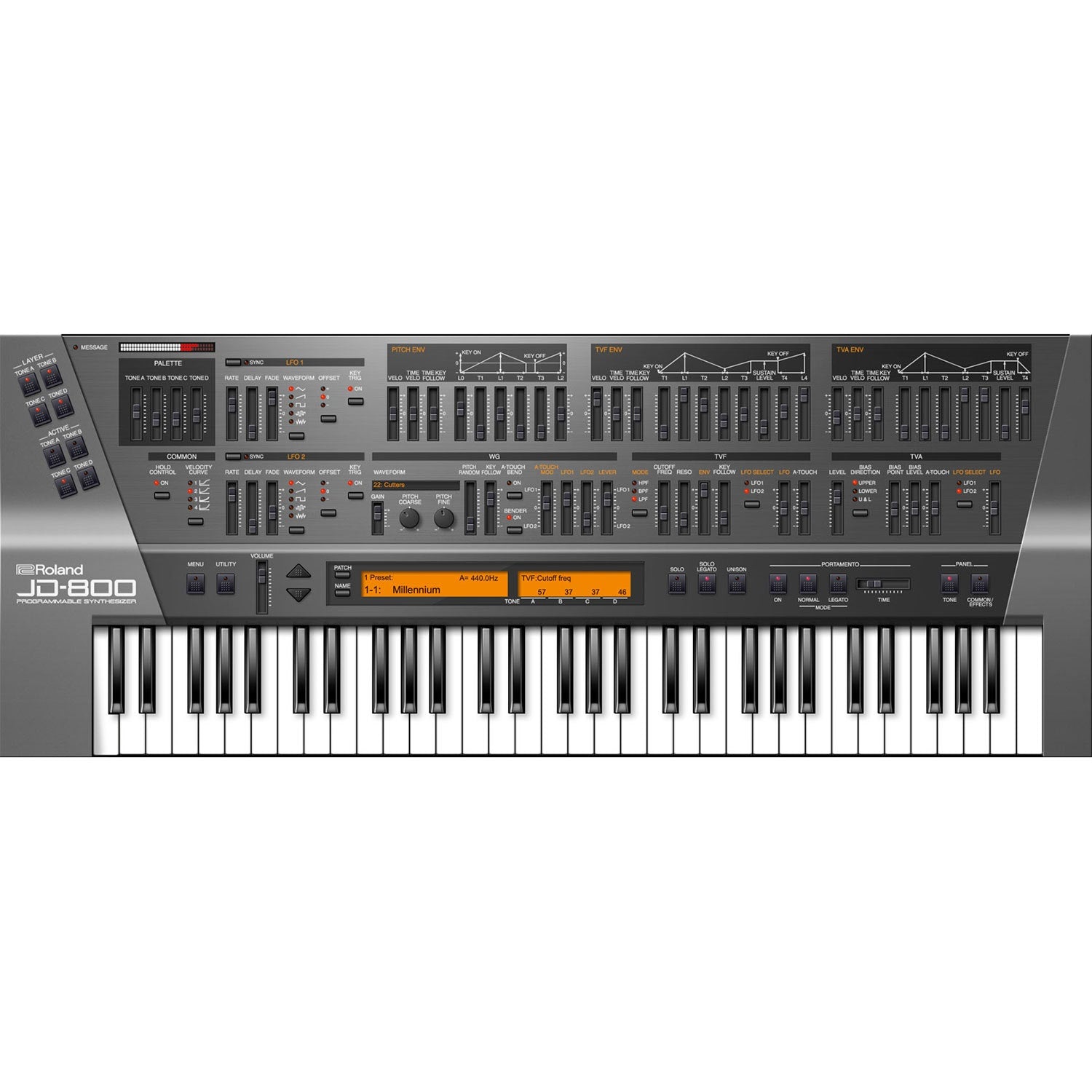 Roland JD-800 Software Synthesizer - Electronic Delivery – Vintage