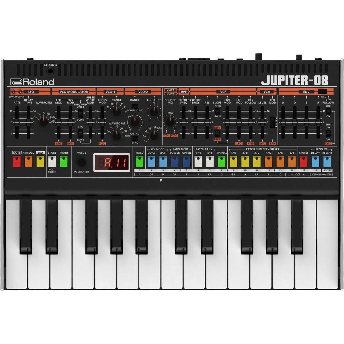 Roland JUPITER-08 Mini Synthesizer Keyboard