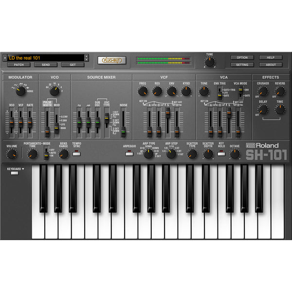 美品 roland s-1 sh101 Roland SH-101 Software Synthesizer - Electronic Delivery – Vintage