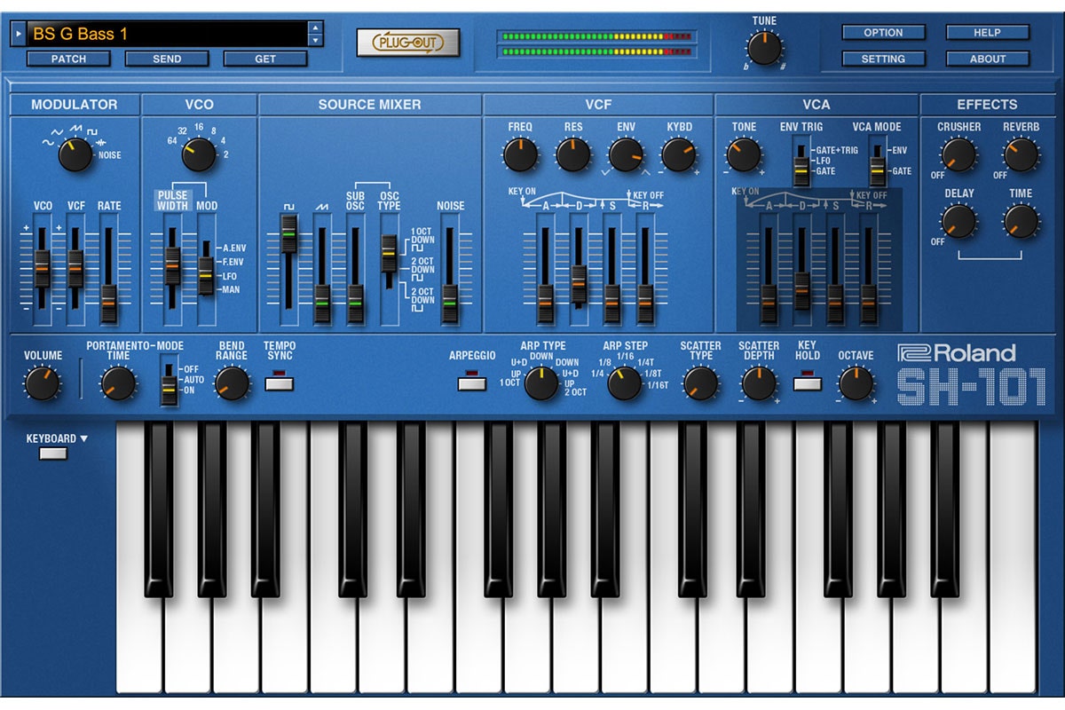 Roland SH-101 Software Synthesizer - Electronic Delivery – Vintage