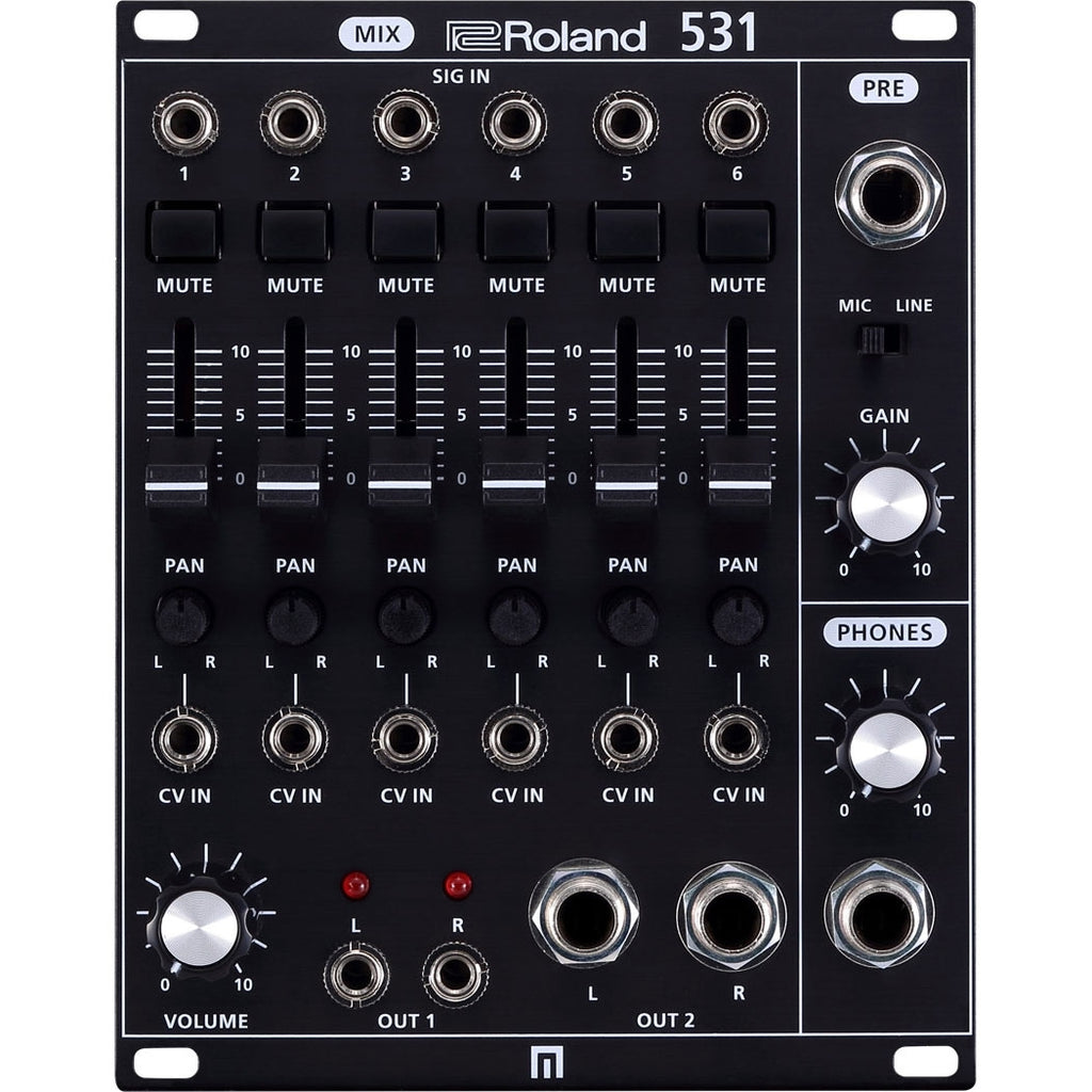 Roland System-500 531 6 Channel Mixer Eurorack Module