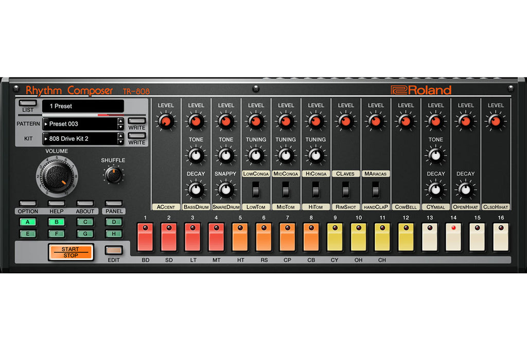 Roland TR-808 Software Rhythm Composer - Elec Del