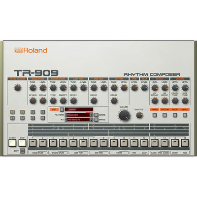 Roland TR-909 Software Rhythm Composer - Electronic Delivery