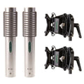 Royer Labs R-121 Ribbon Microphone Matched Pair with 2 RSM-SS1 Sling-Shock Bundle