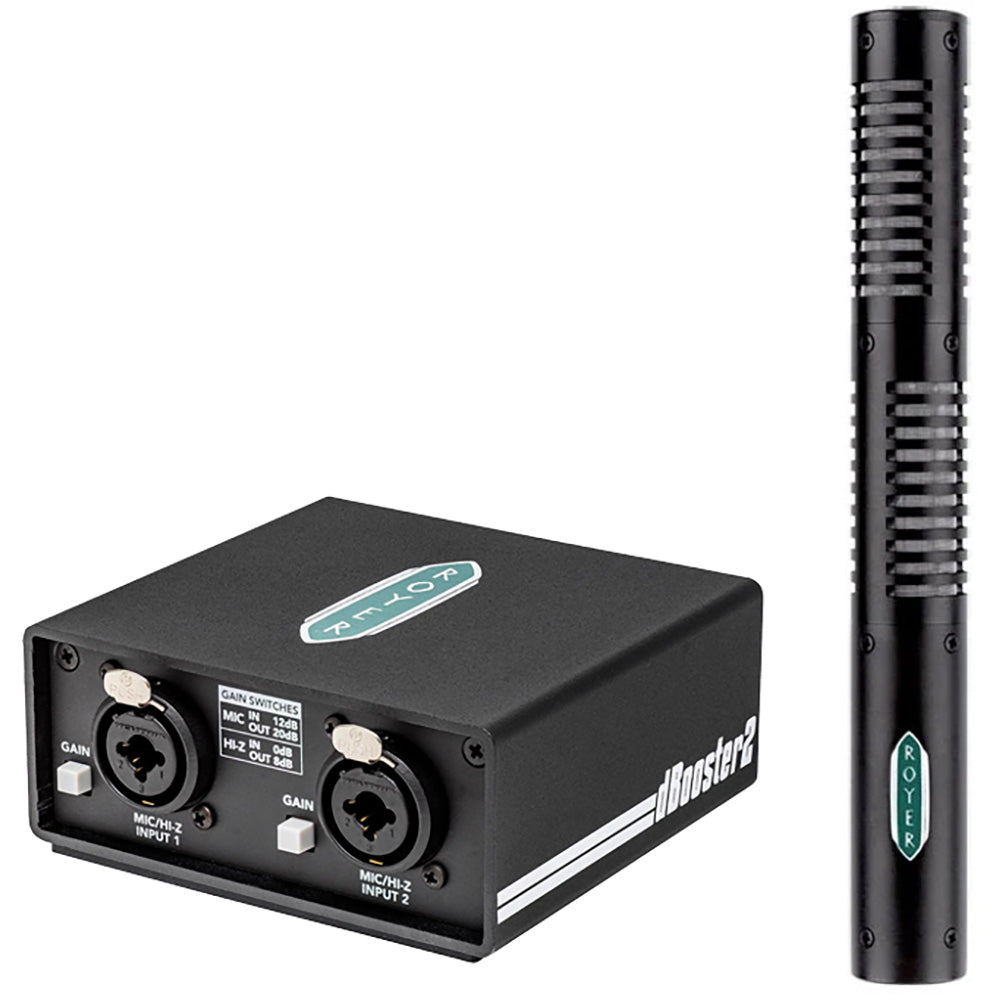 Royer Labs SF-12 Ribbon Microphone and dBooster2 Bundle