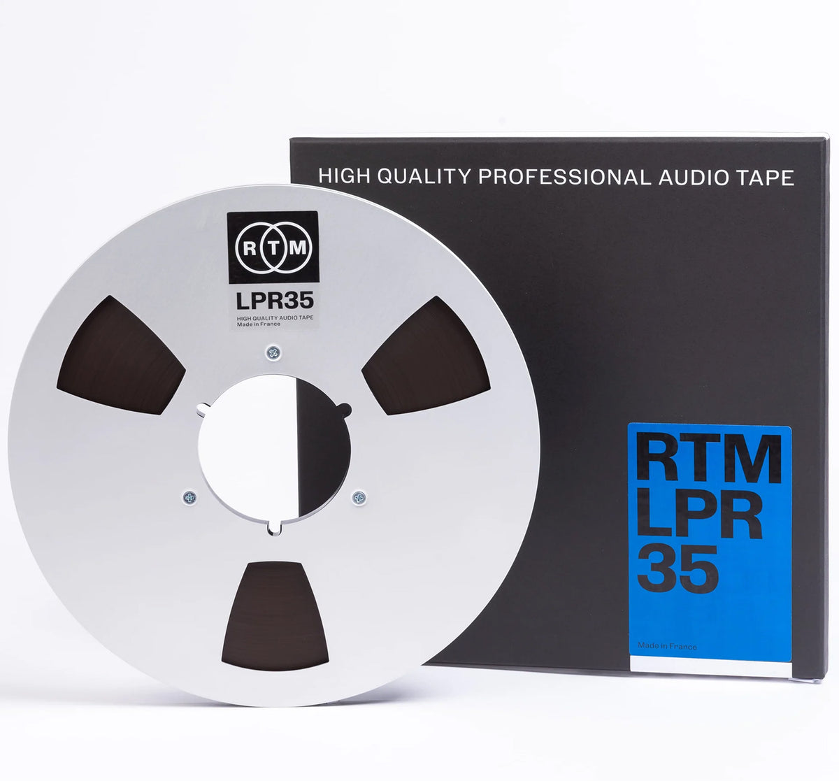 RTM R34520 LPR 35 1/4" x 3608' Analog Tape in 10.5" Metal Reel with NAB Hub