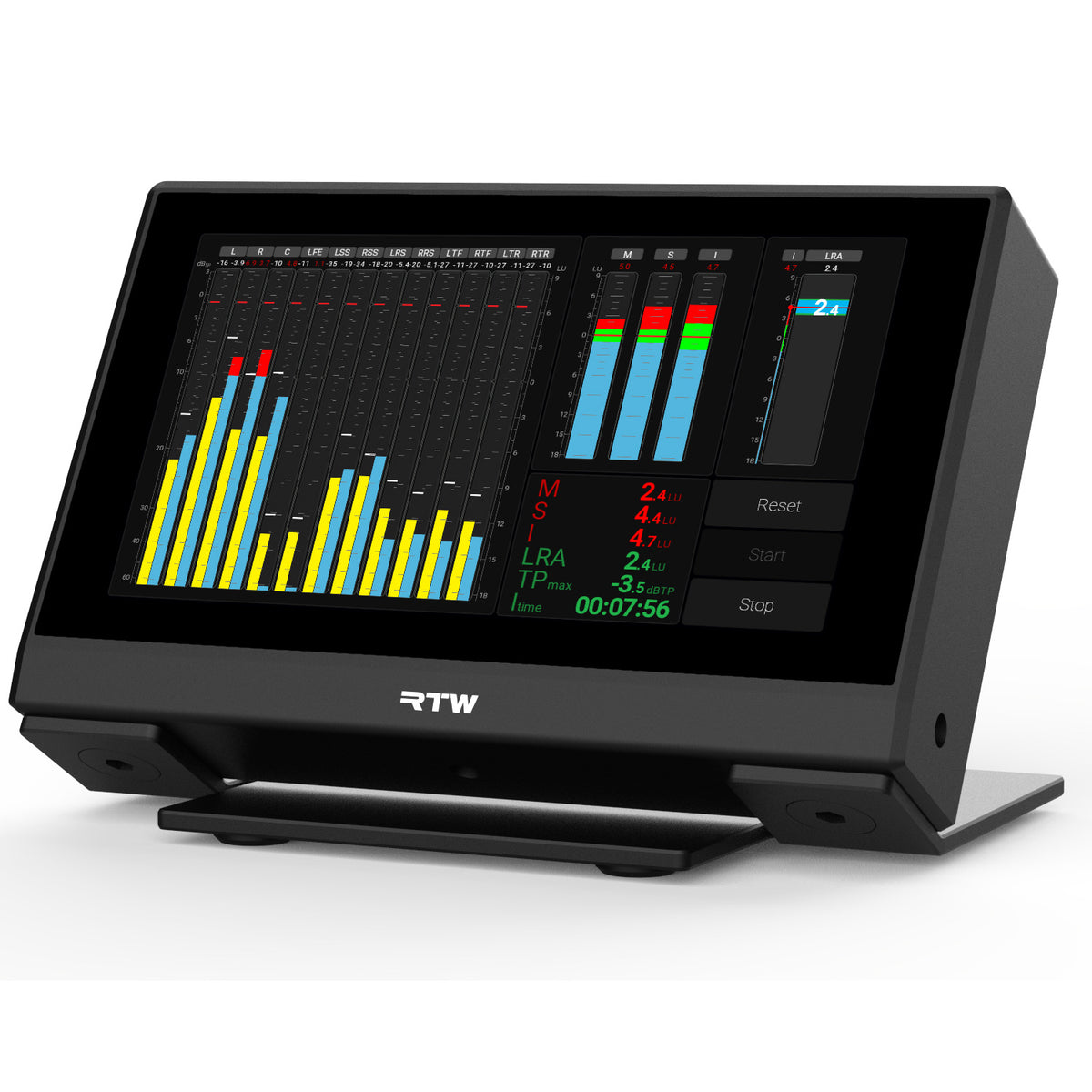 RTW TouchMonitor 5 Advanced Loudness Meter with Ravenna Connectivity