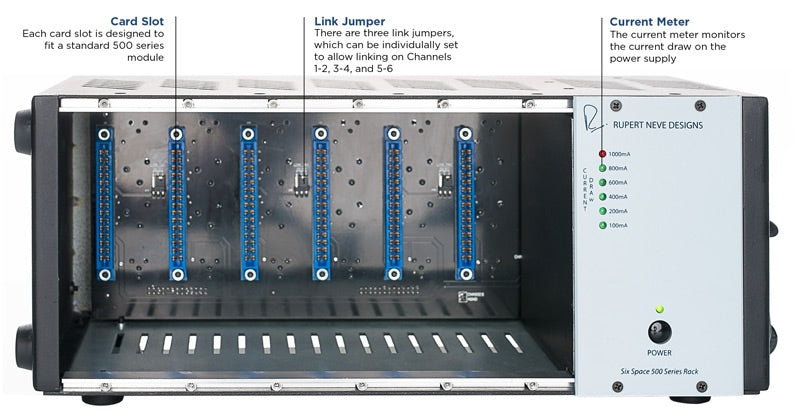 Rupert Neve Designs R6 6-Slot 500 Series Rack