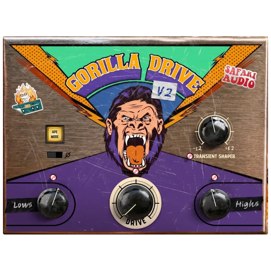 Safari Audio Gorilla Drive V2 Analog Saturation Plug-in - Electronic Delivery