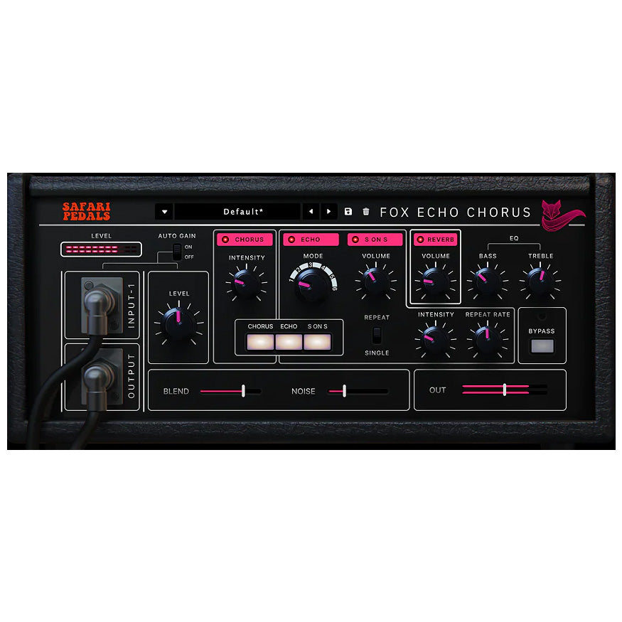 Safari Audio Fox Echo Chorus Classic Tape Echo Plug-in - Electronic Delivery