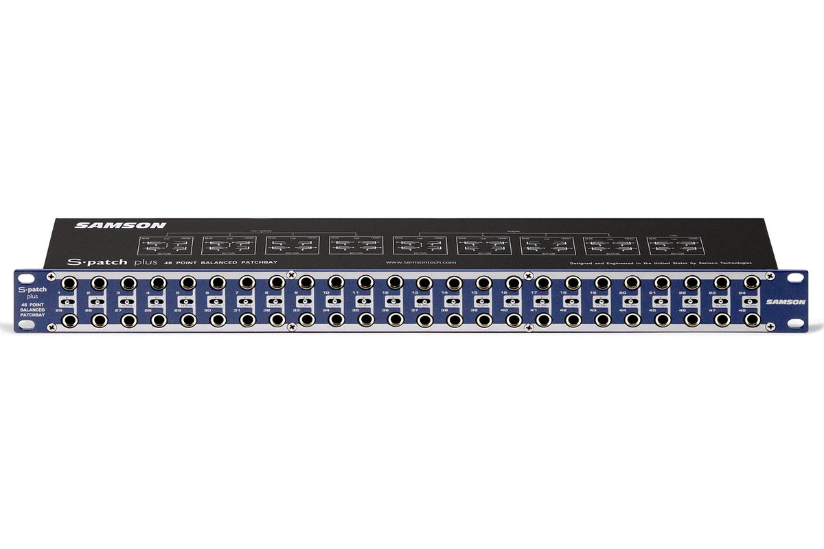 Samson S-Patch Plus 48-Point Balanced Patch Bay