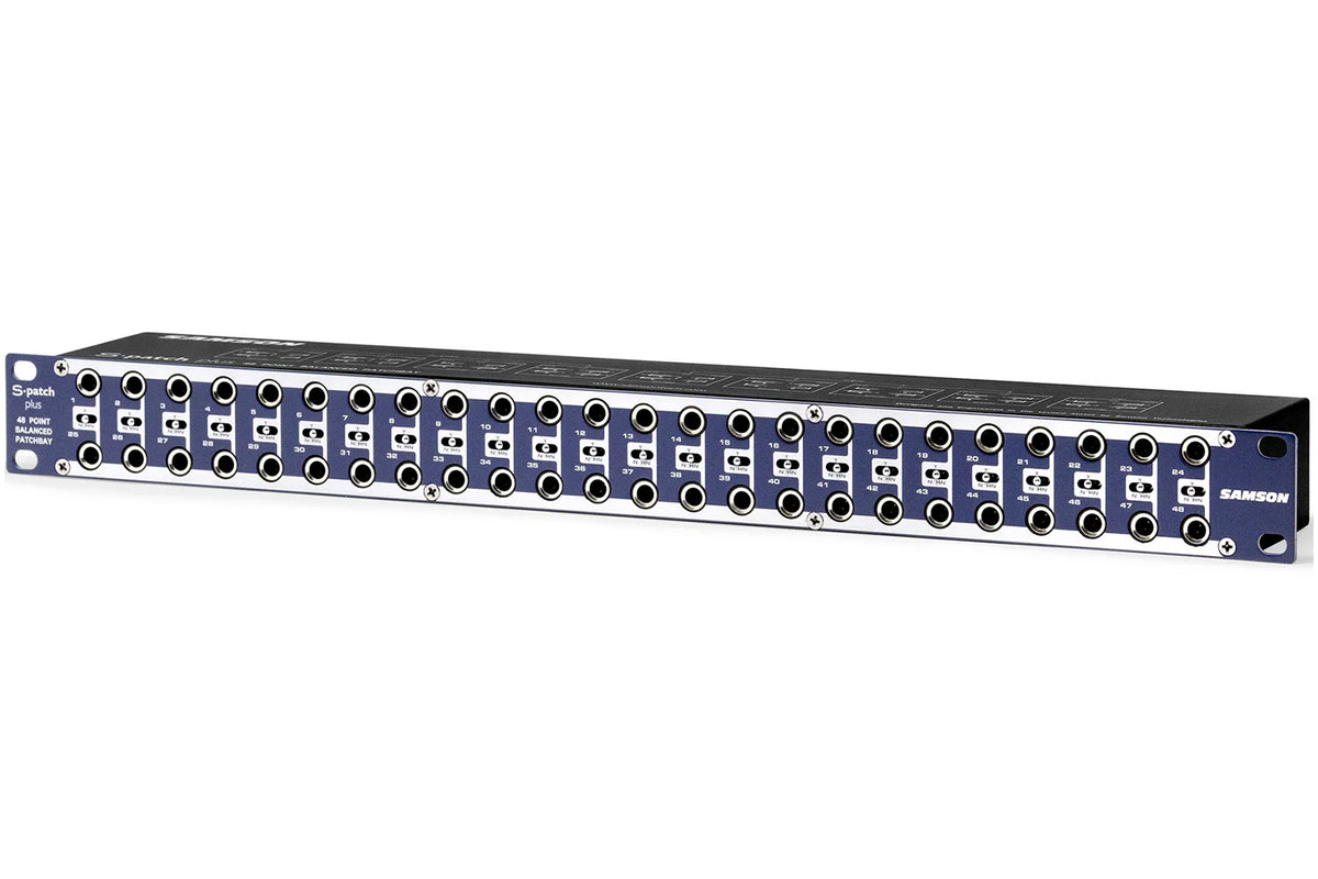 Samson S-Patch Plus 48-Point Balanced Patch Bay