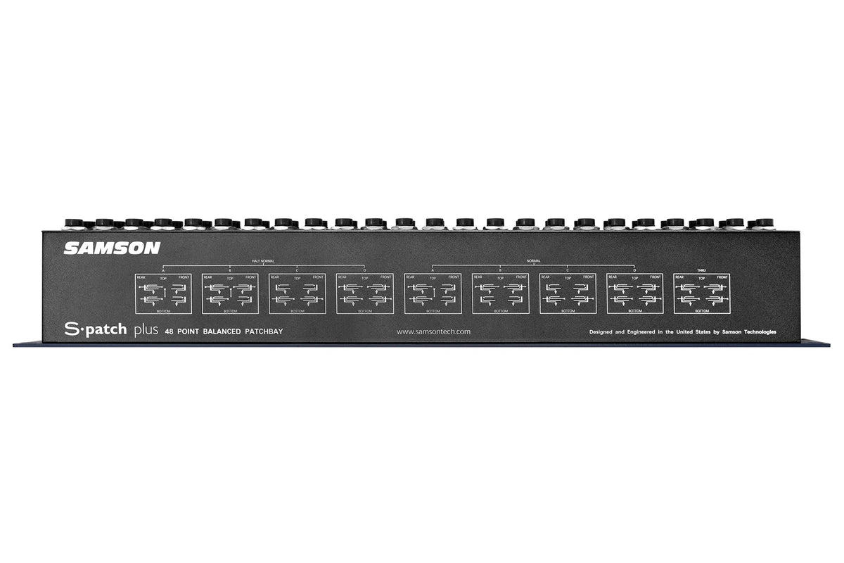 Samson S-Patch Plus 48-Point Balanced Patch Bay