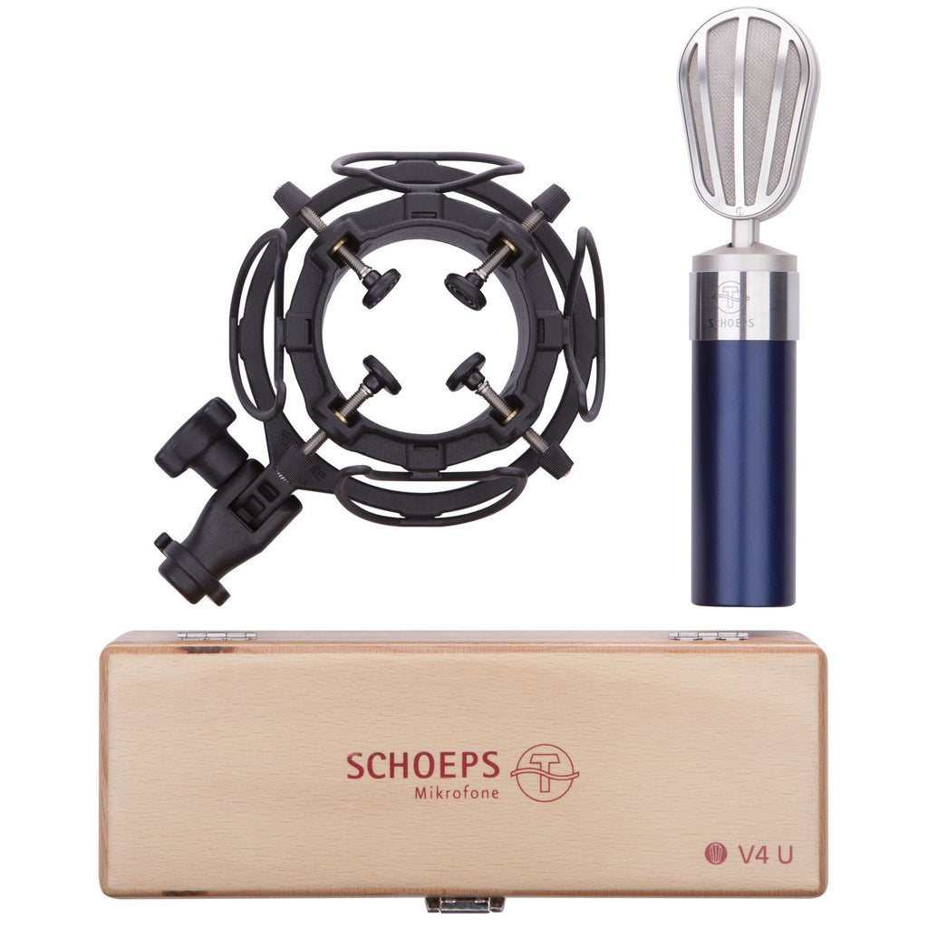 Schoeps V4 USM Studio Condenser Vocal Microphone Set - Blue