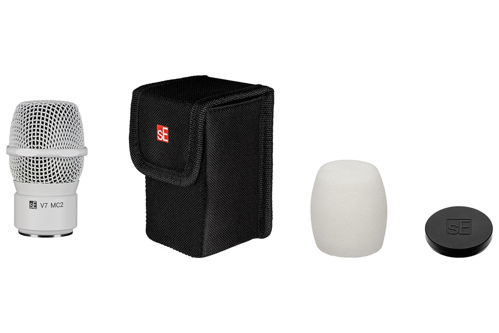 sE Electronics V7 MC2 Supercardioid Capsule for Sennheiser Wireless - White