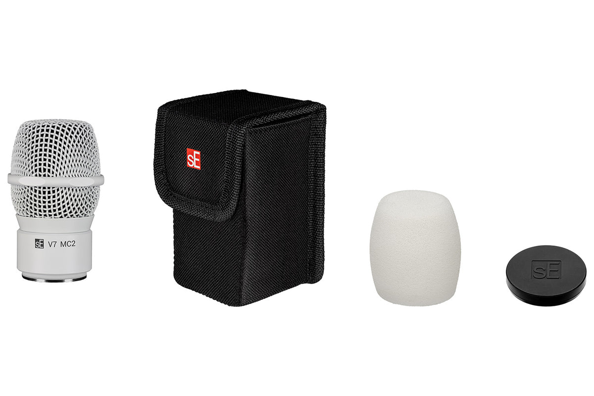 sE Electronics V7 MC2 Supercardioid Capsule for Sennheiser Wireless - White