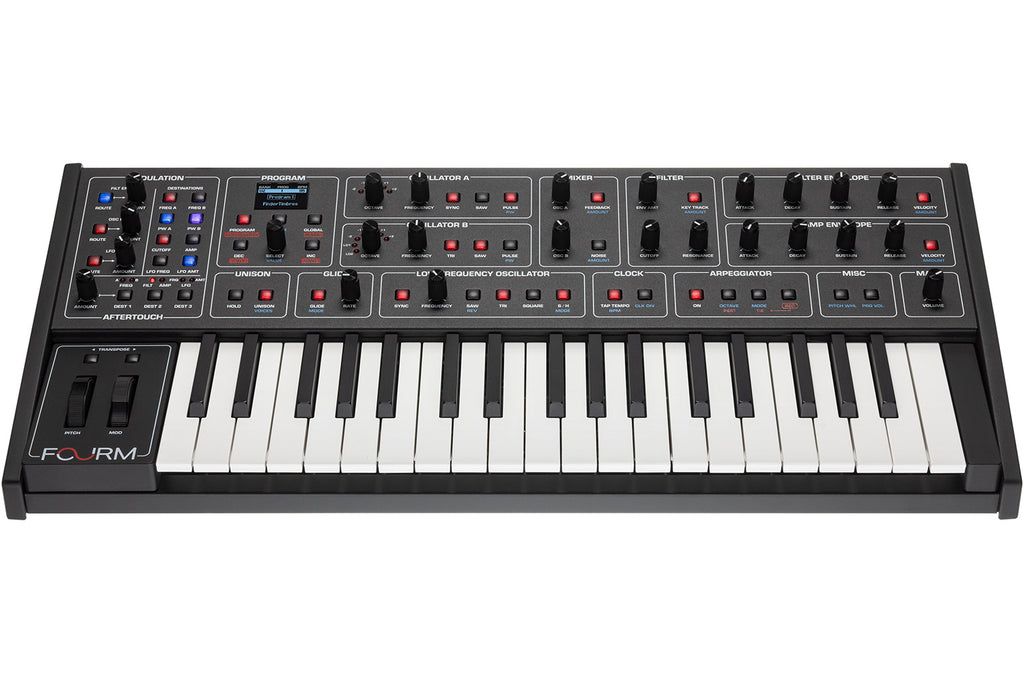 Sequential Fourm Compact 37-Key Keyboard Analog Synthesizer (Demo Deal)
