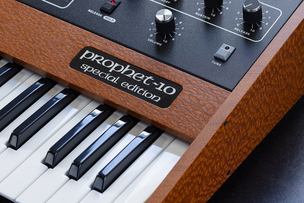 Sequential Prophet-10 61-Key Polyphonic Analog Synthesizer - Special Edition Lacewood