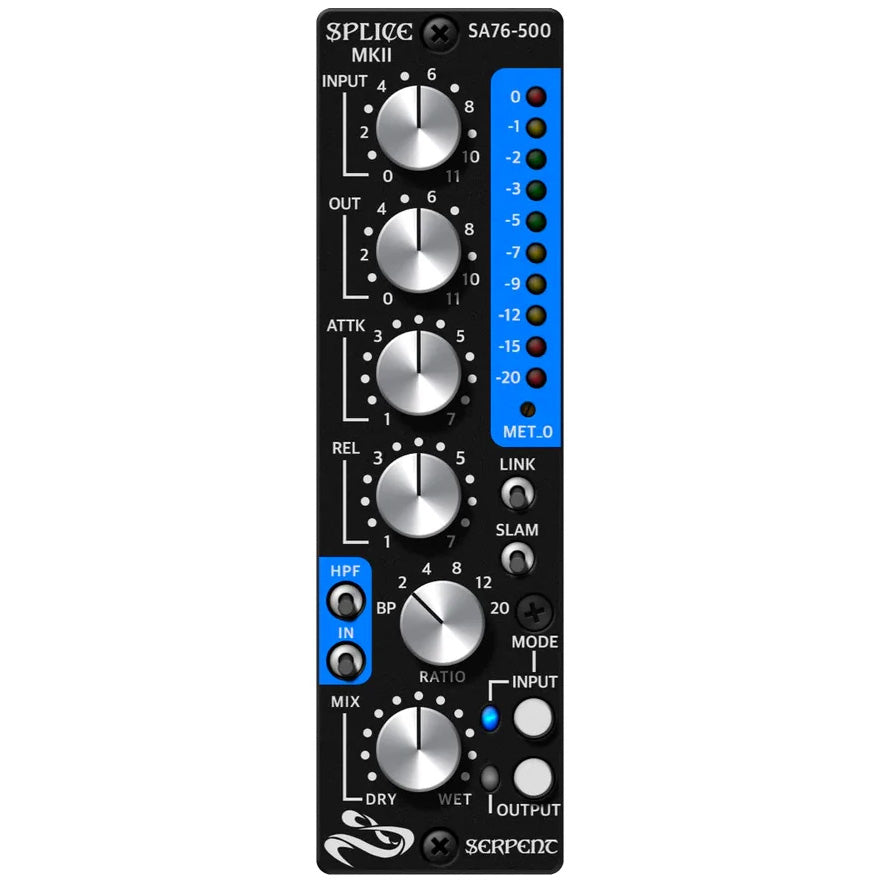 Serpent Audio Splice SA76-S 500 Series FET Compressor Pair