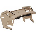 Sessiondesk GUSTAV 2.0 Studio Desk with KEY medium Keyboard Drawer - 100% Birch