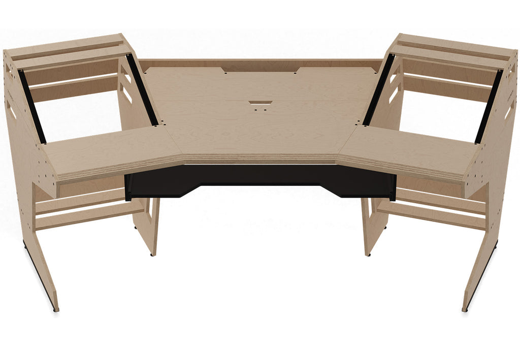 Sessiondesk GUSTAV 2.0 Studio Desk with KEY medium Keyboard Drawer - 100% Birch