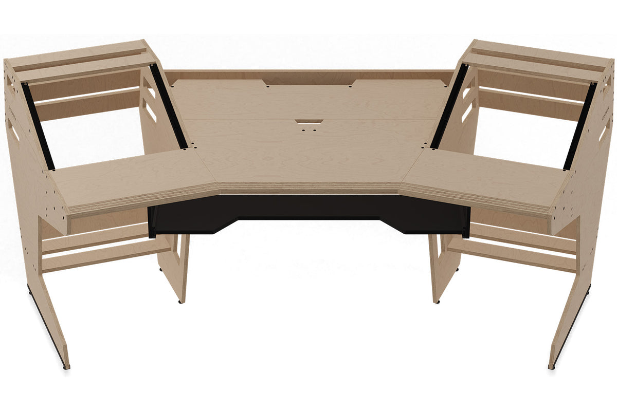 Sessiondesk GUSTAV 2.0 Studio Desk with KEY medium Keyboard Drawer - 100% Birch