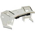 Sessiondesk GUSTAV 2.0 Studio Desk with KEY medium Keyboard Drawer - 70s White