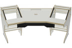 Sessiondesk GUSTAV 2.0 Studio Desk with KEY medium Keyboard Drawer - 70s White